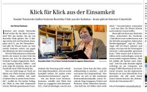 Roswitha in der Berliner Zeitung