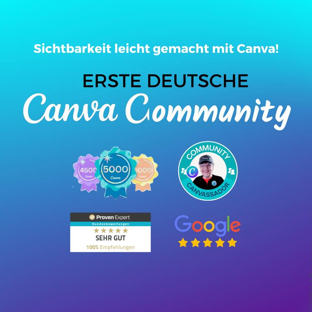 Herzlich willkommen in der Canva-Community