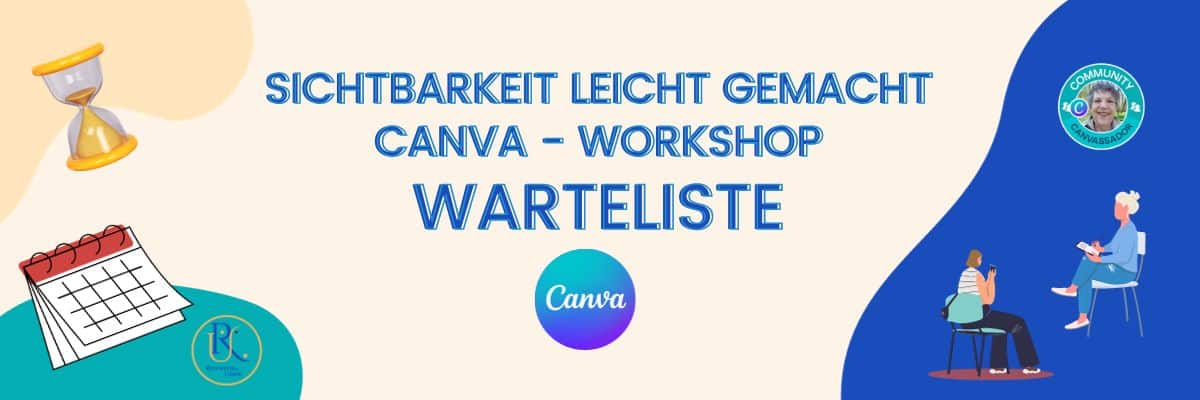 CANVA-Workshop Warteliste